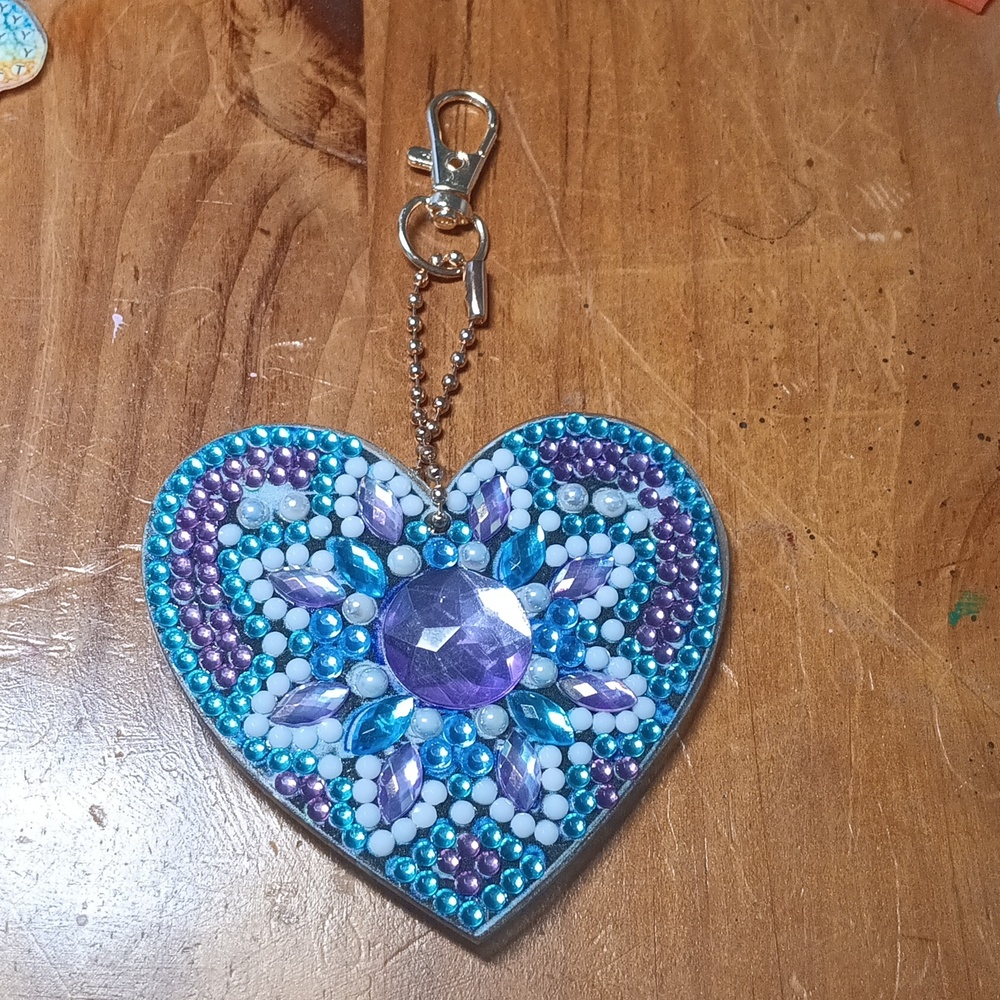 Heart Keychain Or Bag Attachment